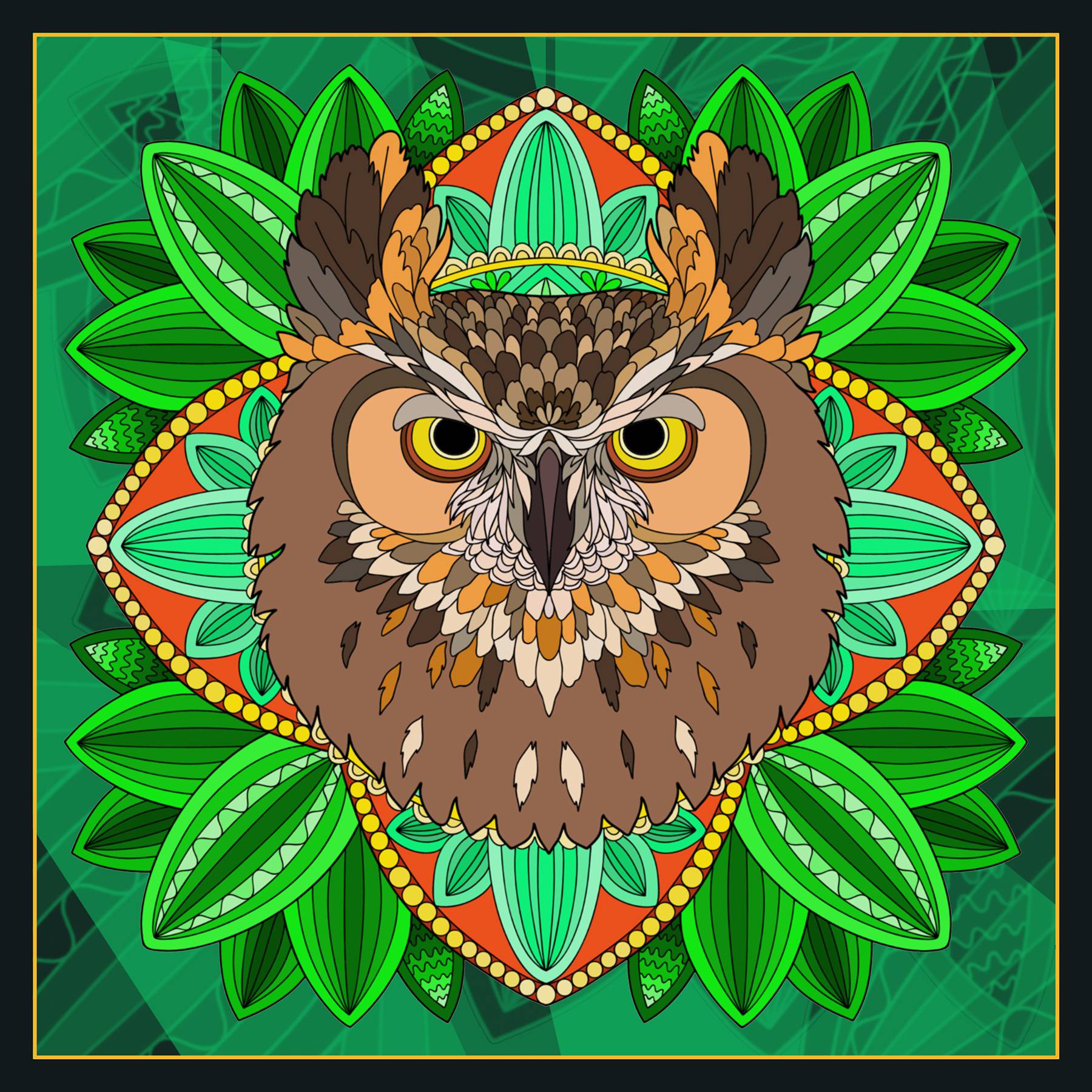 GREEN OWL